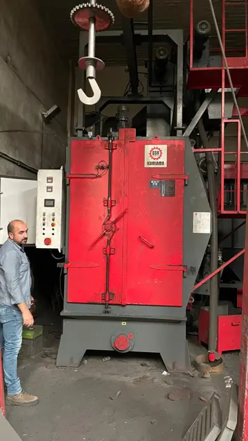 BSM 2 Ton Kapasiteli Askılı Kumlama Makinası (2024)